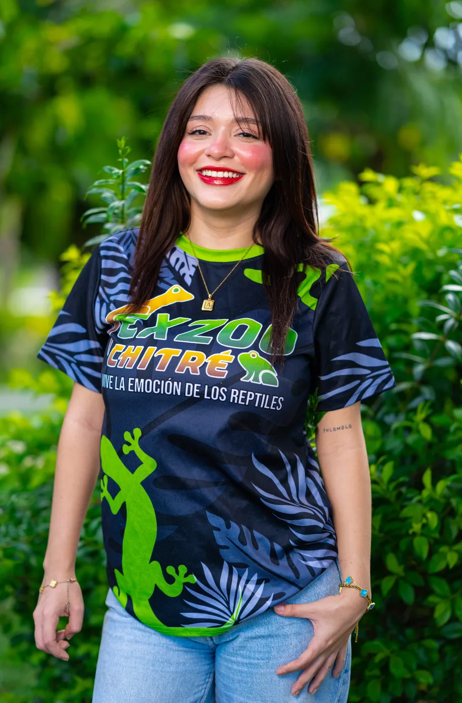 Andrea Nicol Domínguez González, azafata de Exzoo Chitré